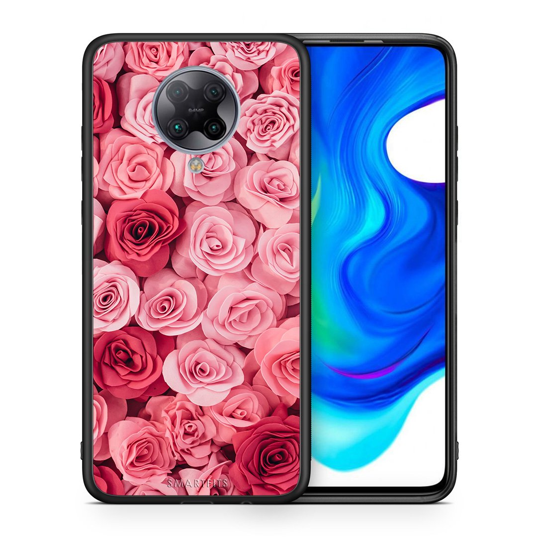 Θήκη Xiaomi Poco F2 Pro RoseGarden Valentine από τη Smartfits με σχέδιο στο πίσω μέρος και μαύρο περίβλημα | Xiaomi Poco F2 Pro RoseGarden Valentine case with colorful back and black bezels