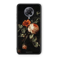 Thumbnail for Xiaomi Poco F2 Pro Vintage Roses θήκη από τη Smartfits με σχέδιο στο πίσω μέρος και μαύρο περίβλημα | Smartphone case with colorful back and black bezels by Smartfits