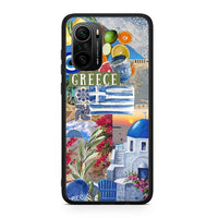 Thumbnail for Xiaomi Poco F3 All Greek Θήκη από τη Smartfits με σχέδιο στο πίσω μέρος και μαύρο περίβλημα | Smartphone case with colorful back and black bezels by Smartfits