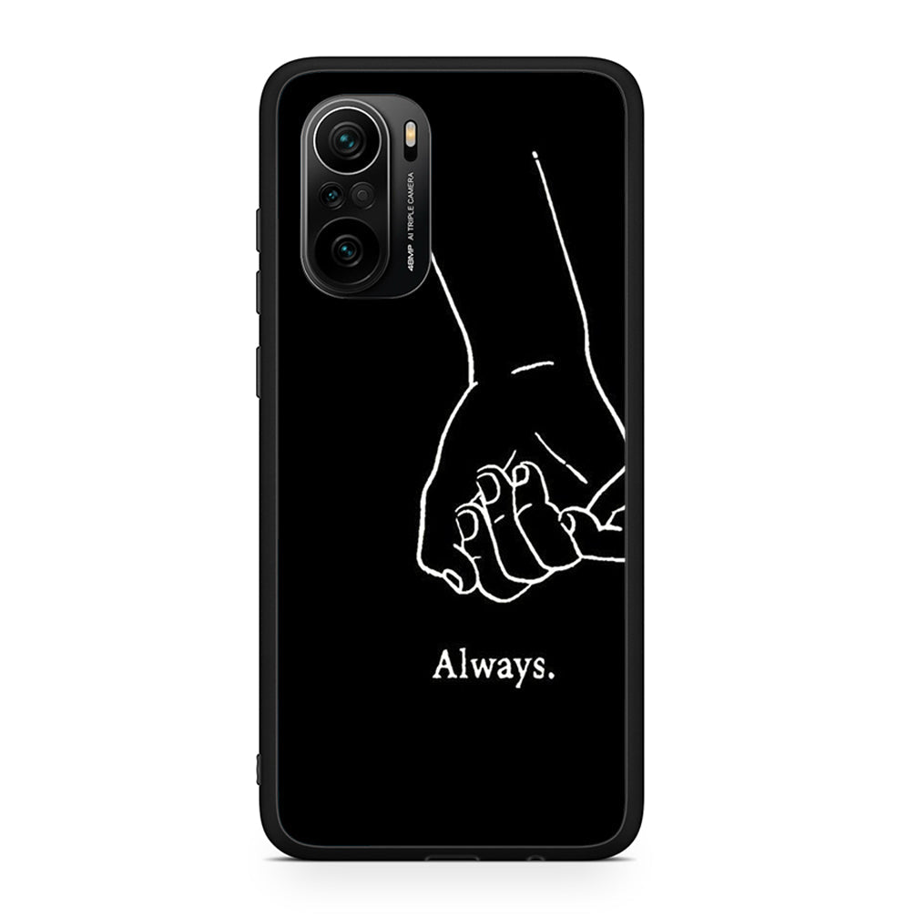Xiaomi Mi 11i Always & Forever 1 Θήκη Αγίου Βαλεντίνου από τη Smartfits με σχέδιο στο πίσω μέρος και μαύρο περίβλημα | Smartphone case with colorful back and black bezels by Smartfits