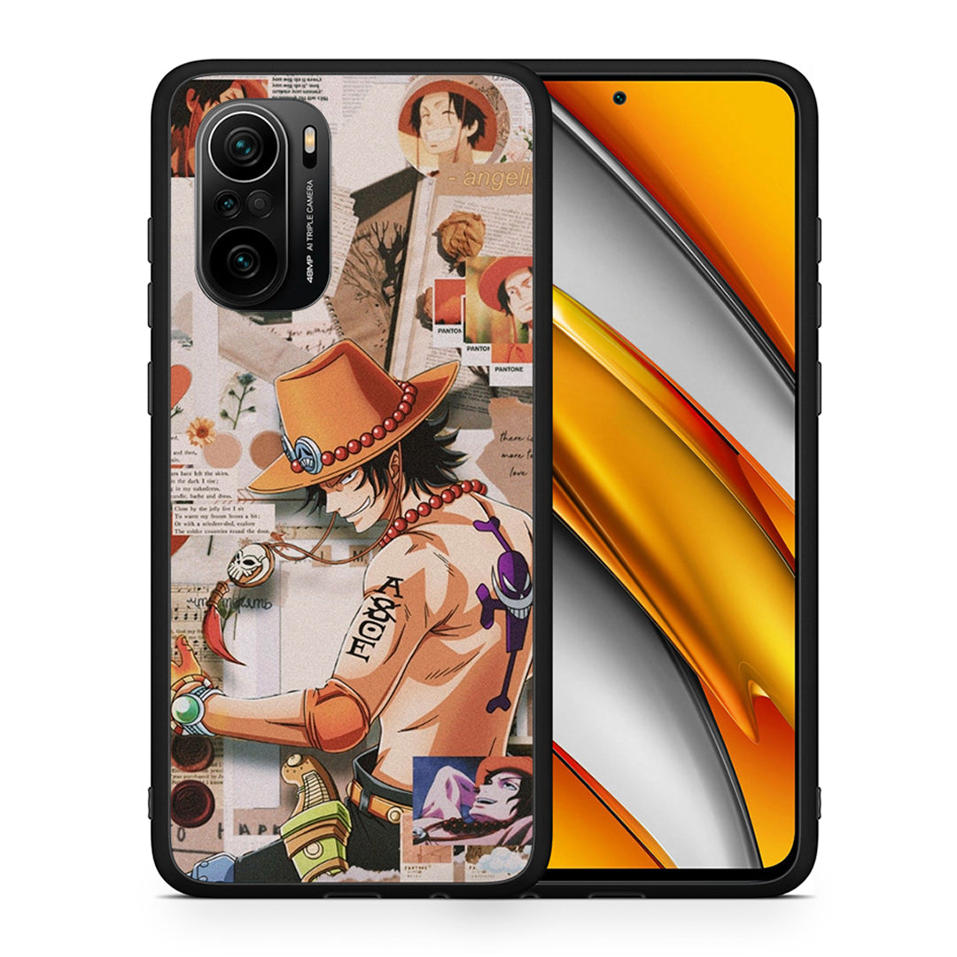 Θήκη Xiaomi Mi 11i Anime Collage από τη Smartfits με σχέδιο στο πίσω μέρος και μαύρο περίβλημα | Xiaomi Mi 11i Anime Collage case with colorful back and black bezels