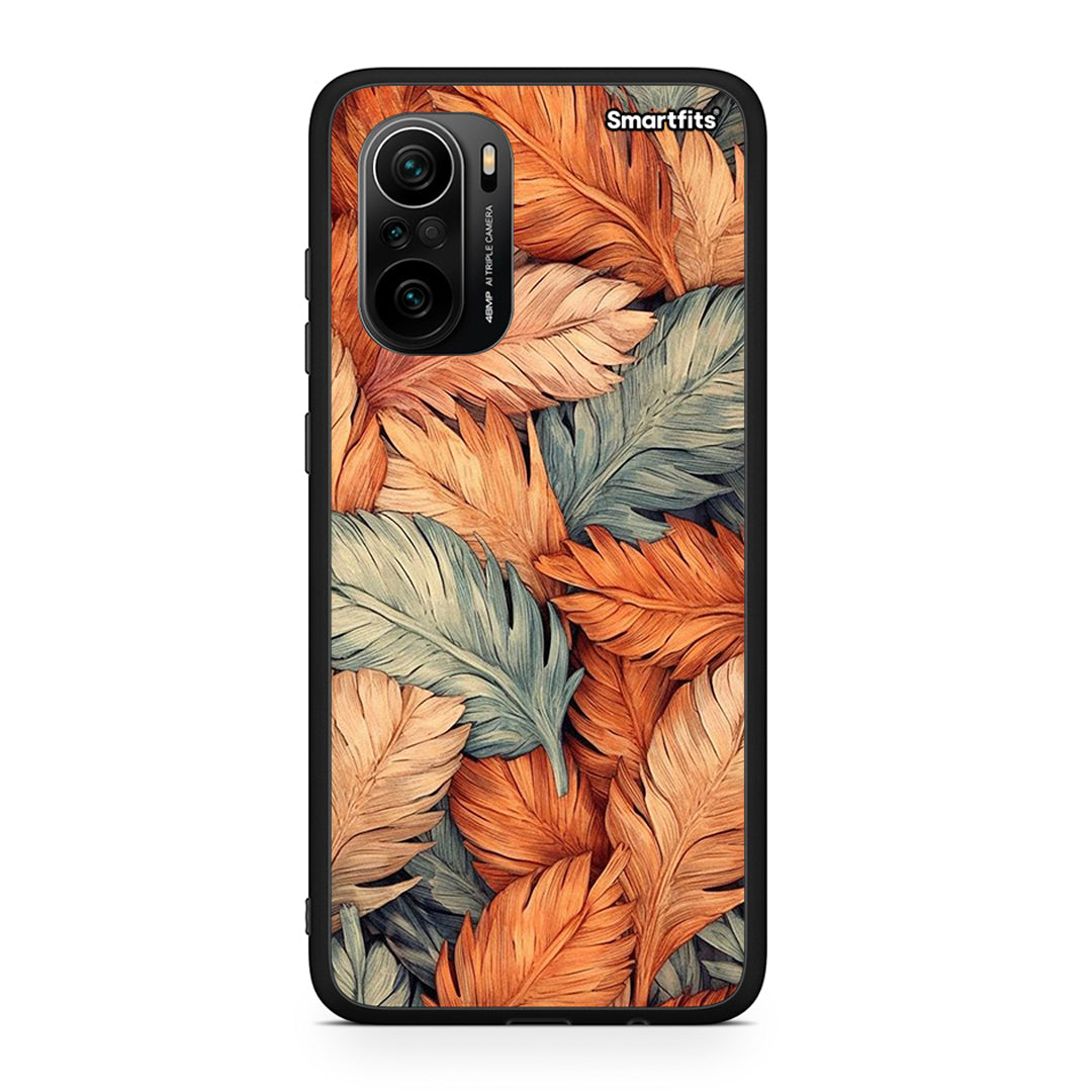 Xiaomi Poco F3 Autumn Leaves Θήκη από τη Smartfits με σχέδιο στο πίσω μέρος και μαύρο περίβλημα | Smartphone case with colorful back and black bezels by Smartfits