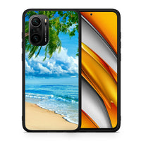 Thumbnail for Θήκη Xiaomi Poco F3 Beautiful Beach από τη Smartfits με σχέδιο στο πίσω μέρος και μαύρο περίβλημα | Xiaomi Poco F3 Beautiful Beach case with colorful back and black bezels