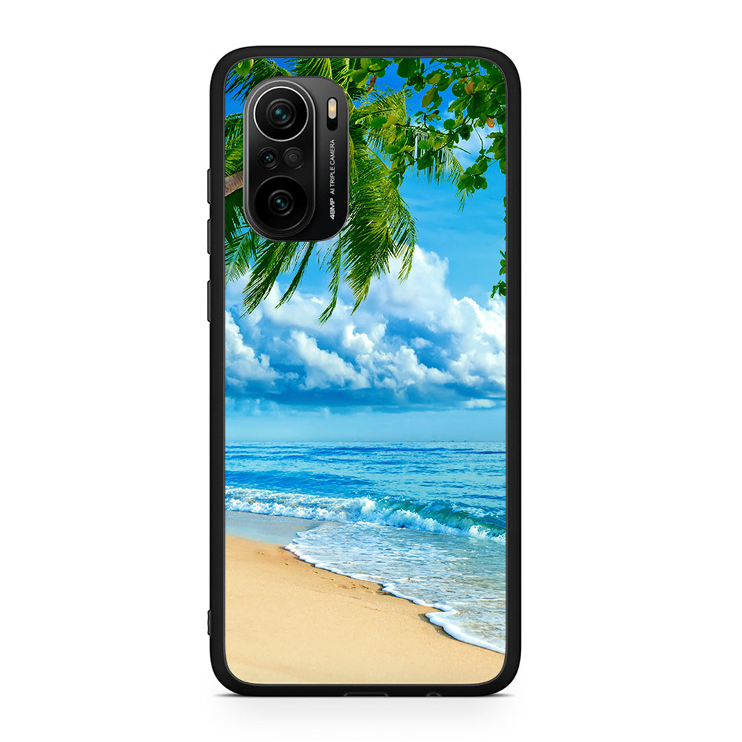 Xiaomi Mi 11i Beautiful Beach θήκη από τη Smartfits με σχέδιο στο πίσω μέρος και μαύρο περίβλημα | Smartphone case with colorful back and black bezels by Smartfits