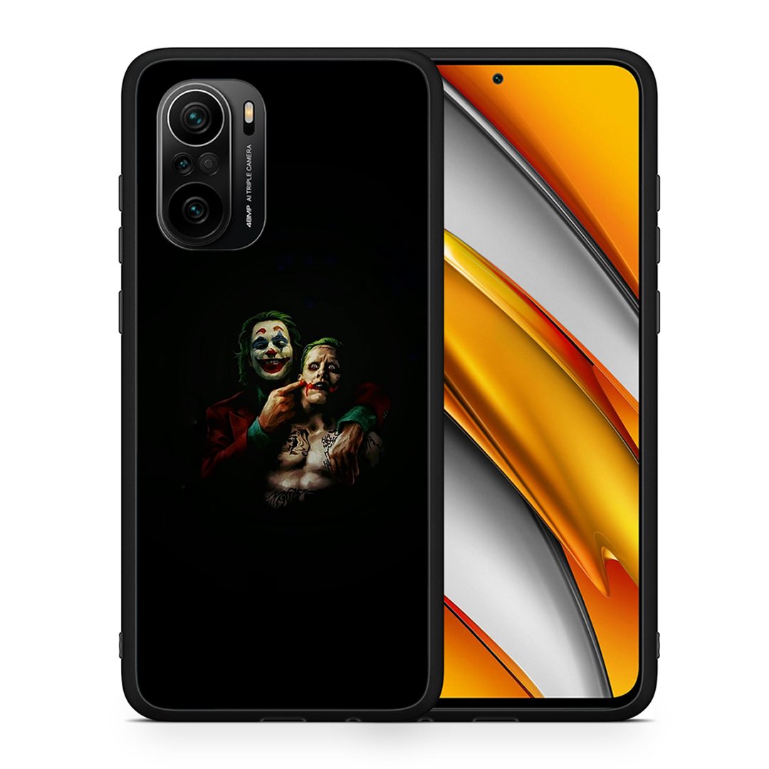 Θήκη Xiaomi Poco F3 Clown Hero από τη Smartfits με σχέδιο στο πίσω μέρος και μαύρο περίβλημα | Xiaomi Poco F3 Clown Hero case with colorful back and black bezels