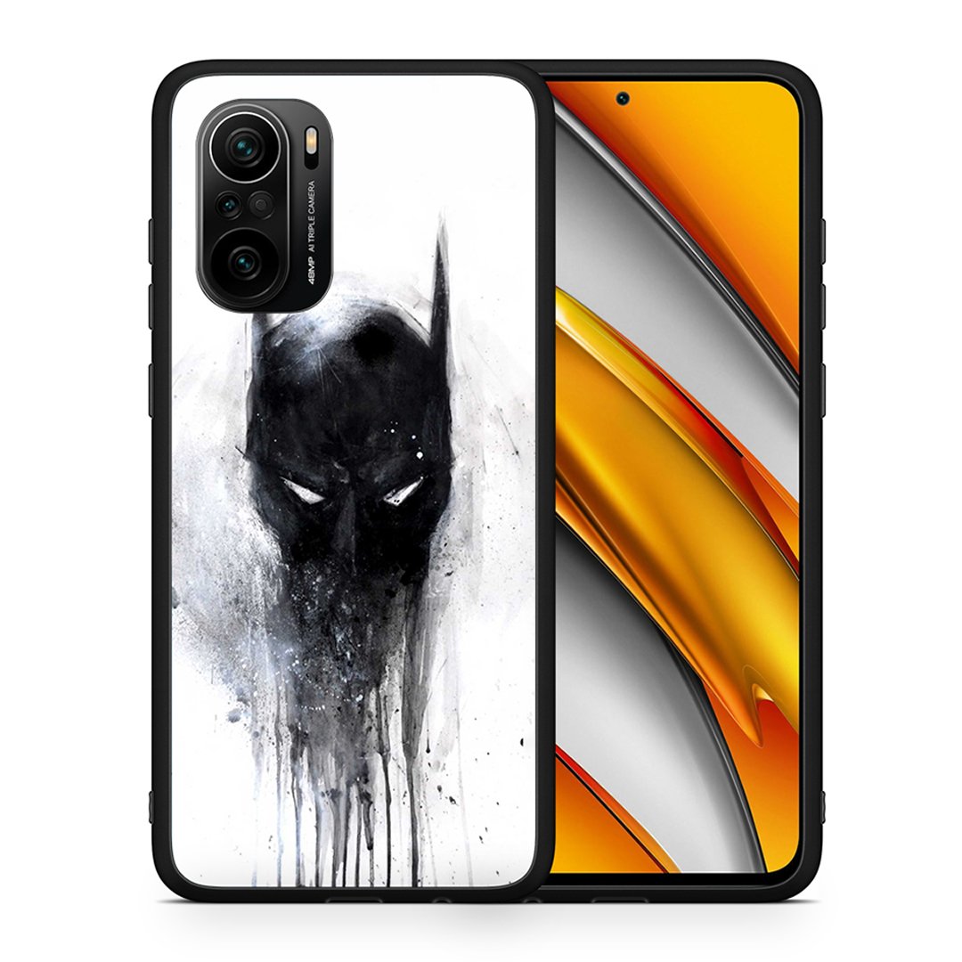 Θήκη Xiaomi Mi 11i Paint Bat Hero από τη Smartfits με σχέδιο στο πίσω μέρος και μαύρο περίβλημα | Xiaomi Mi 11i Paint Bat Hero case with colorful back and black bezels