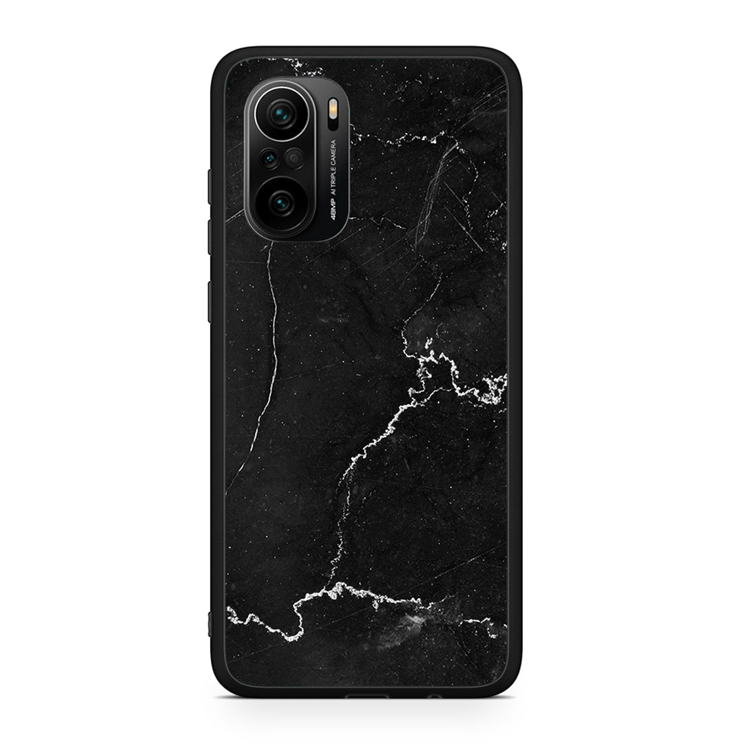 Xiaomi Mi 11i Marble Black θήκη από τη Smartfits με σχέδιο στο πίσω μέρος και μαύρο περίβλημα | Smartphone case with colorful back and black bezels by Smartfits