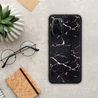 Thumbnail for Marble Black Rosegold - Xiaomi Poco F3 case