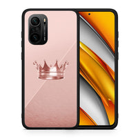 Thumbnail for Θήκη Xiaomi Poco F3 Crown Minimal από τη Smartfits με σχέδιο στο πίσω μέρος και μαύρο περίβλημα | Xiaomi Poco F3 Crown Minimal case with colorful back and black bezels