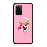 Thumbnail for Xiaomi Mi 11i Moon Girl θήκη από τη Smartfits με σχέδιο στο πίσω μέρος και μαύρο περίβλημα | Smartphone case with colorful back and black bezels by Smartfits