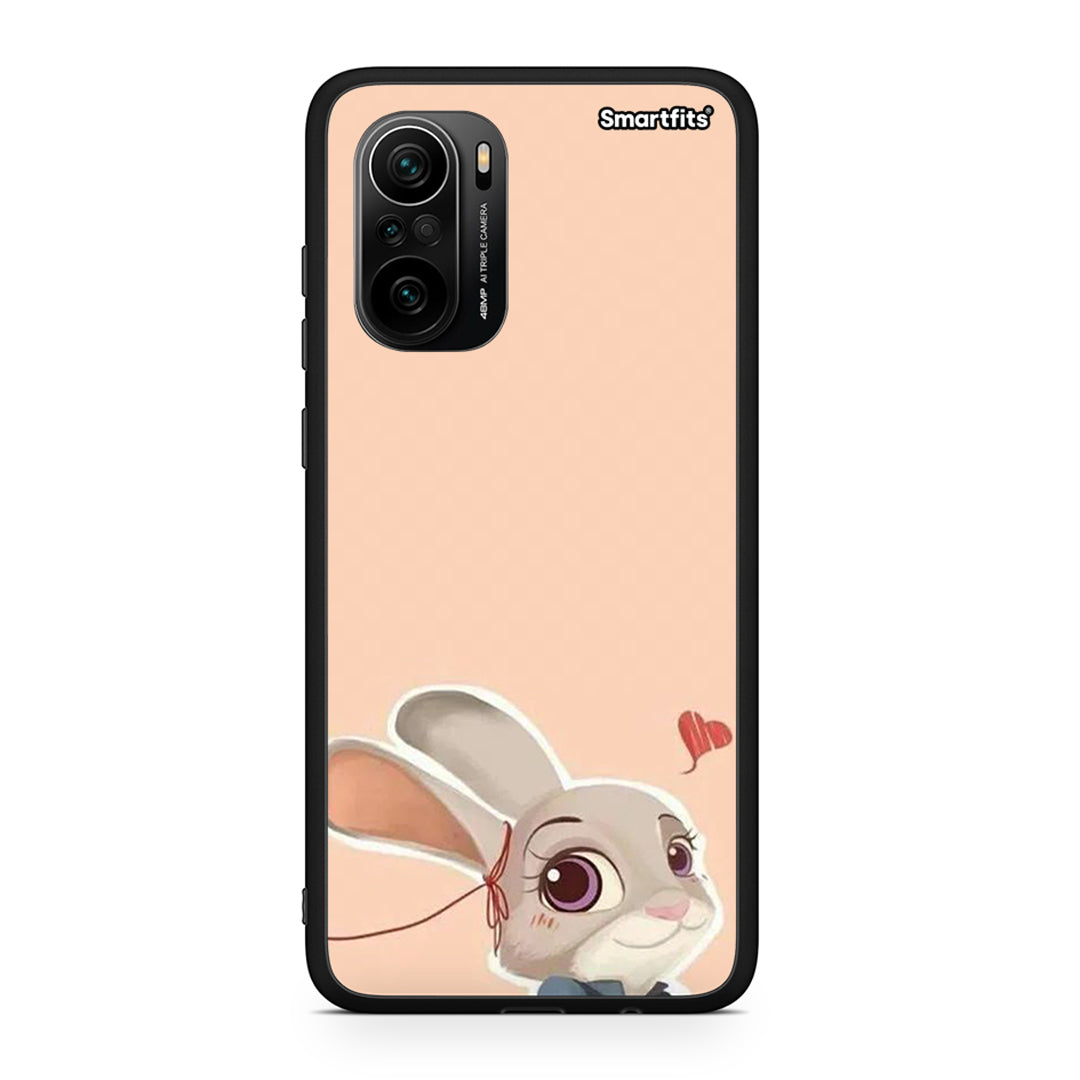 Xiaomi Mi 11i Nick Wilde And Judy Hopps Love 2 θήκη από τη Smartfits με σχέδιο στο πίσω μέρος και μαύρο περίβλημα | Smartphone case with colorful back and black bezels by Smartfits