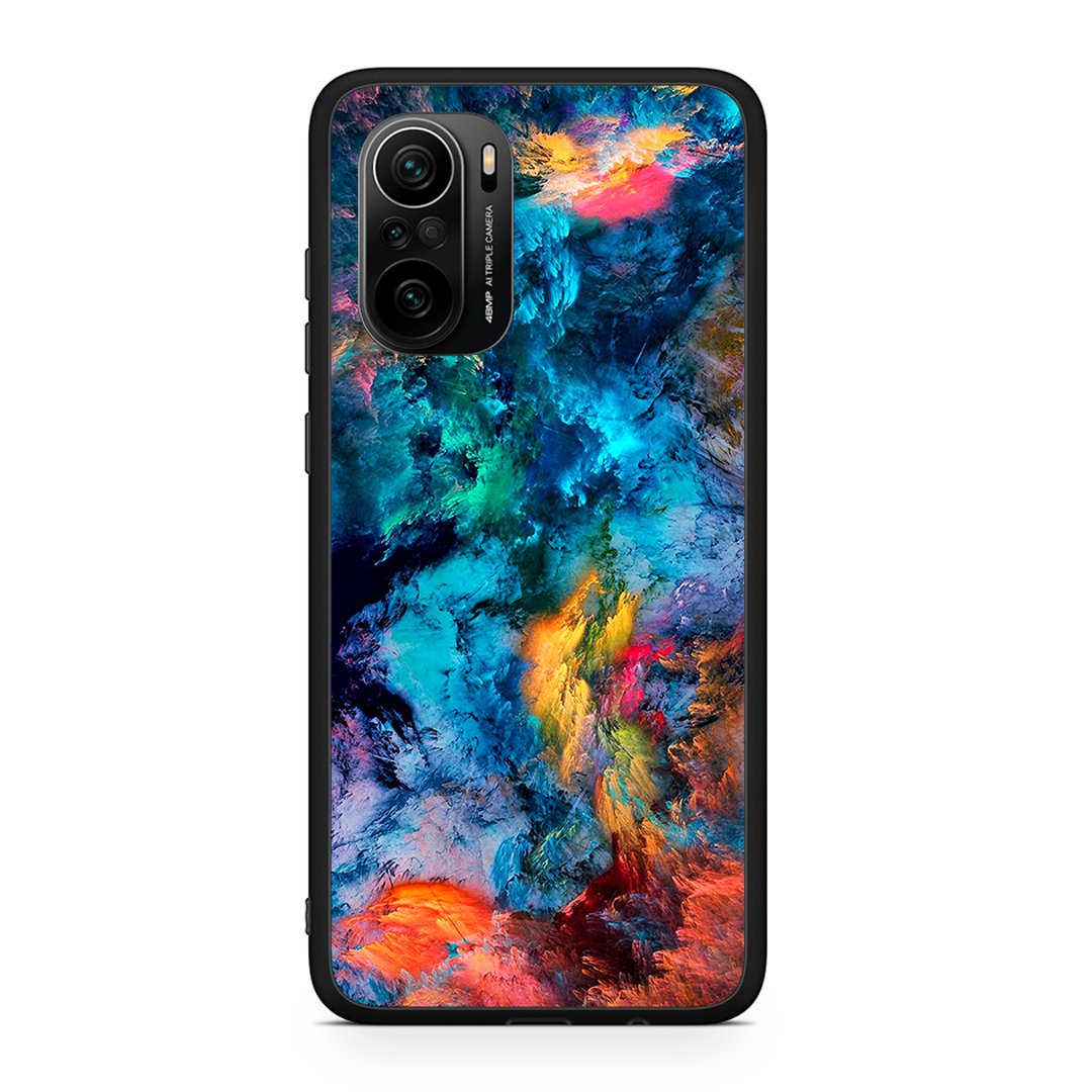 Xiaomi Poco F3 Crayola Paint θήκη από τη Smartfits με σχέδιο στο πίσω μέρος και μαύρο περίβλημα | Smartphone case with colorful back and black bezels by Smartfits