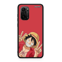 Thumbnail for Xiaomi Mi 11i Pirate Luffy Θήκη από τη Smartfits με σχέδιο στο πίσω μέρος και μαύρο περίβλημα | Smartphone case with colorful back and black bezels by Smartfits