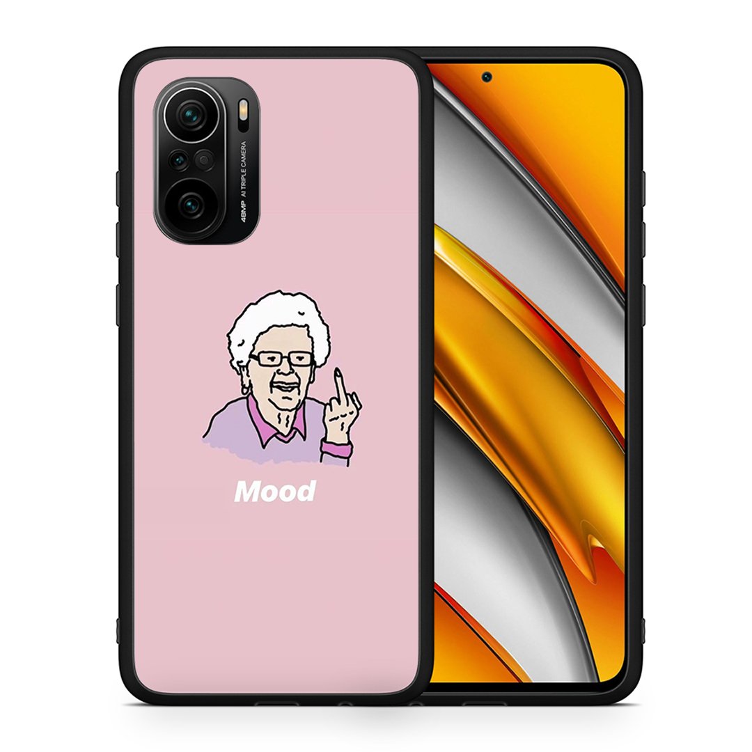 Θήκη Xiaomi Mi 11i Mood PopArt από τη Smartfits με σχέδιο στο πίσω μέρος και μαύρο περίβλημα | Xiaomi Mi 11i Mood PopArt case with colorful back and black bezels