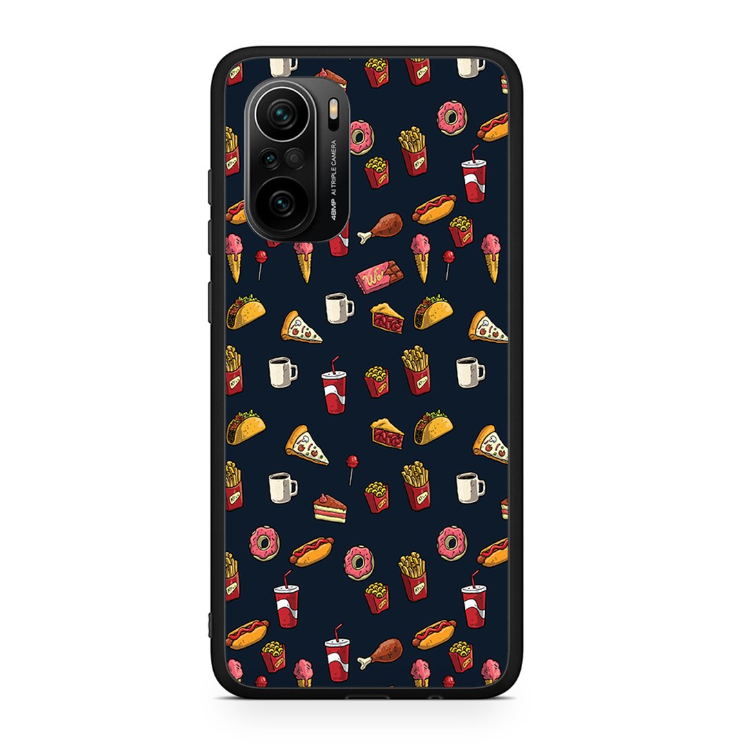 Xiaomi Mi 11i Hungry Random θήκη από τη Smartfits με σχέδιο στο πίσω μέρος και μαύρο περίβλημα | Smartphone case with colorful back and black bezels by Smartfits