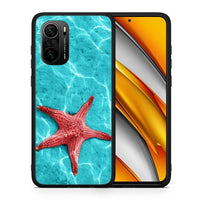 Thumbnail for Θήκη Xiaomi Mi 11i Red Starfish από τη Smartfits με σχέδιο στο πίσω μέρος και μαύρο περίβλημα | Xiaomi Mi 11i Red Starfish case with colorful back and black bezels