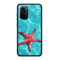 Thumbnail for Xiaomi Poco F3 Red Starfish Θήκη από τη Smartfits με σχέδιο στο πίσω μέρος και μαύρο περίβλημα | Smartphone case with colorful back and black bezels by Smartfits