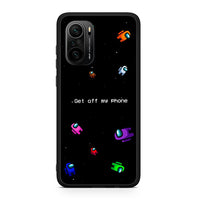 Thumbnail for Xiaomi Poco F3 AFK Text θήκη από τη Smartfits με σχέδιο στο πίσω μέρος και μαύρο περίβλημα | Smartphone case with colorful back and black bezels by Smartfits