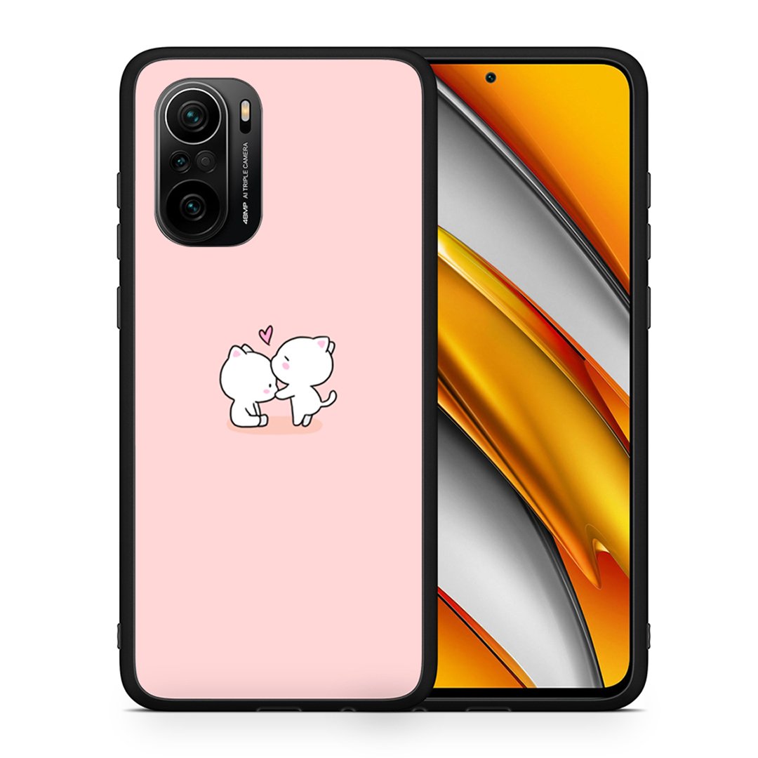 Θήκη Xiaomi Mi 11i Love Valentine από τη Smartfits με σχέδιο στο πίσω μέρος και μαύρο περίβλημα | Xiaomi Mi 11i Love Valentine case with colorful back and black bezels