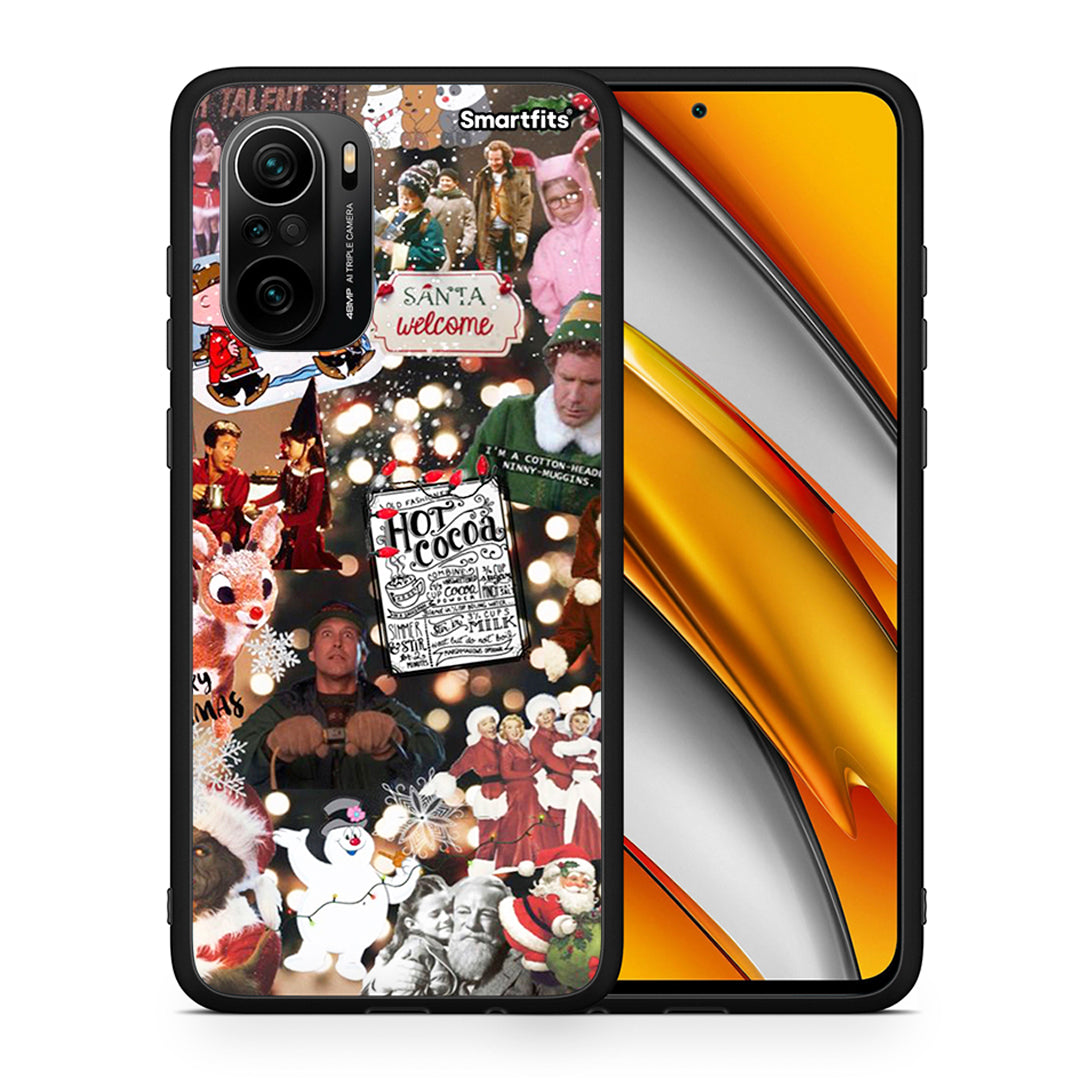 Θήκη Xiaomi Mi 11i Xmas Movies από τη Smartfits με σχέδιο στο πίσω μέρος και μαύρο περίβλημα | Xiaomi Mi 11i Xmas Movies case with colorful back and black bezels