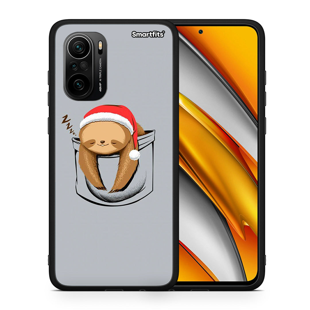 Θήκη Xiaomi Mi 11i Xmas Zzzz από τη Smartfits με σχέδιο στο πίσω μέρος και μαύρο περίβλημα | Xiaomi Mi 11i Xmas Zzzz case with colorful back and black bezels