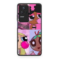 Thumbnail for Xiaomi Poco F4 / Redmi K40S Bubble Girls Θήκη Αγίου Βαλεντίνου από τη Smartfits με σχέδιο στο πίσω μέρος και μαύρο περίβλημα | Smartphone case with colorful back and black bezels by Smartfits
