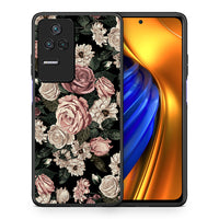 Thumbnail for Θήκη Xiaomi Poco F4 / Redmi K40S Wild Roses Flower από τη Smartfits με σχέδιο στο πίσω μέρος και μαύρο περίβλημα | Xiaomi Poco F4 / Redmi K40S Wild Roses Flower case with colorful back and black bezels