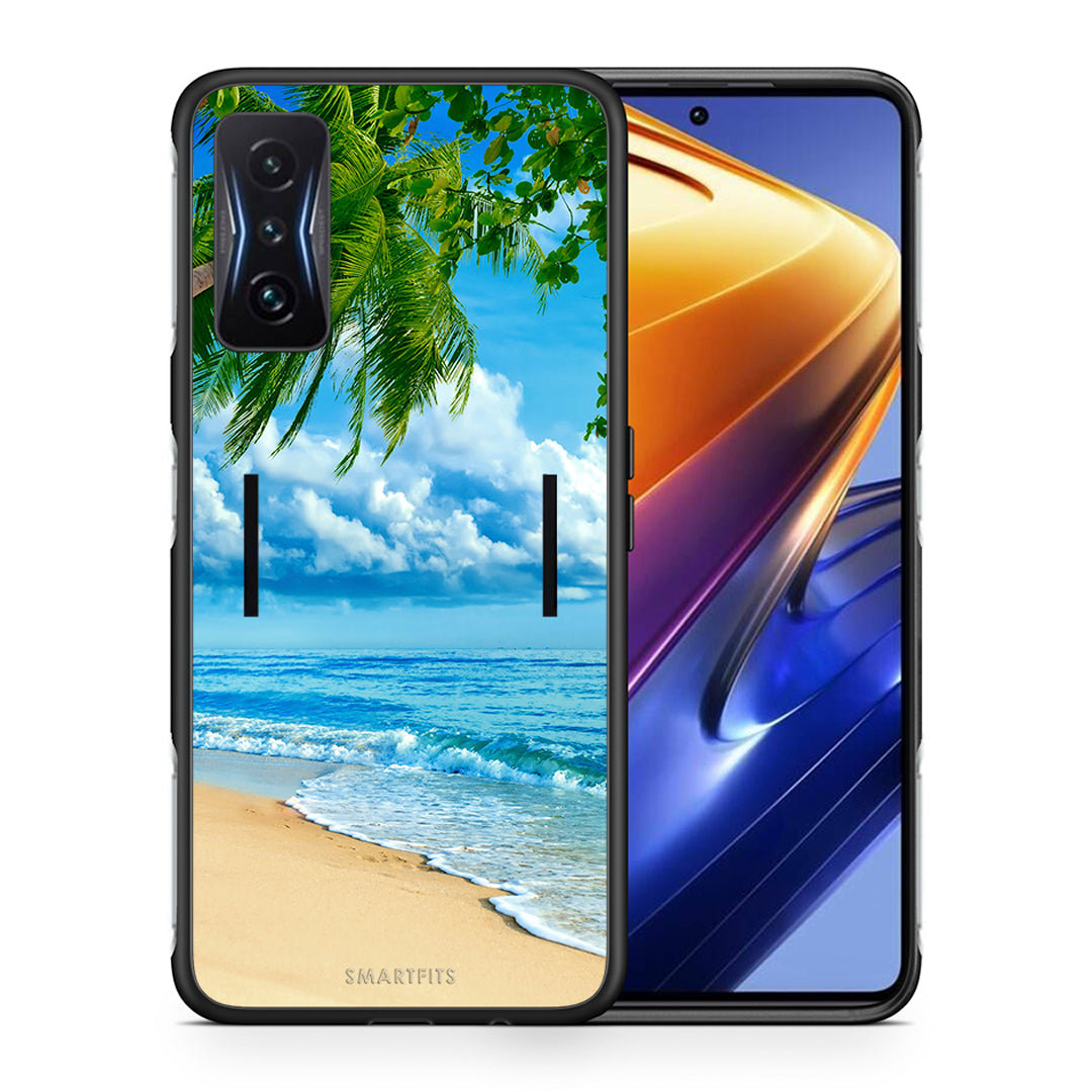 Θήκη Xiaomi Poco F4 GT Beautiful Beach από τη Smartfits με σχέδιο στο πίσω μέρος και μαύρο περίβλημα | Xiaomi Poco F4 GT Beautiful Beach case with colorful back and black bezels