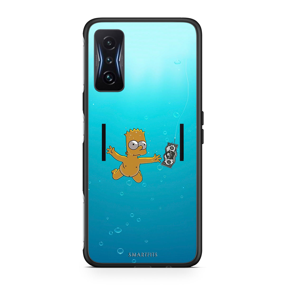 Xiaomi Poco F4 GT Chasing Money θήκη από τη Smartfits με σχέδιο στο πίσω μέρος και μαύρο περίβλημα | Smartphone case with colorful back and black bezels by Smartfits