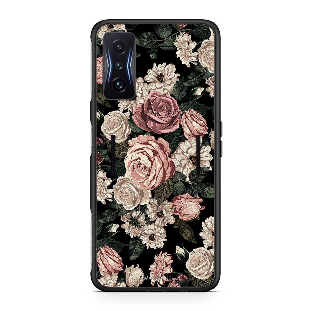 4 - Xiaomi Poco F4 GT Wild Roses Flower case, cover, bumper