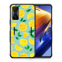 Thumbnail for Θήκη Xiaomi Poco F4 GT Lemons από τη Smartfits με σχέδιο στο πίσω μέρος και μαύρο περίβλημα | Xiaomi Poco F4 GT Lemons case with colorful back and black bezels