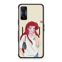 Thumbnail for Xiaomi Poco F4 GT Walking Mermaid Θήκη από τη Smartfits με σχέδιο στο πίσω μέρος και μαύρο περίβλημα | Smartphone case with colorful back and black bezels by Smartfits