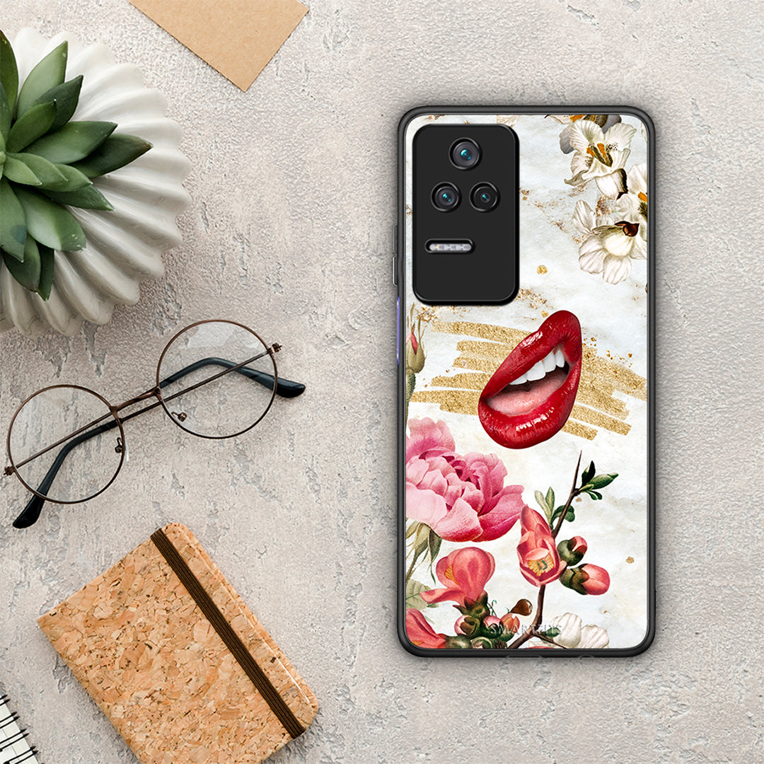 Red Lips - Xiaomi Poco F4 / Redmi K40S case