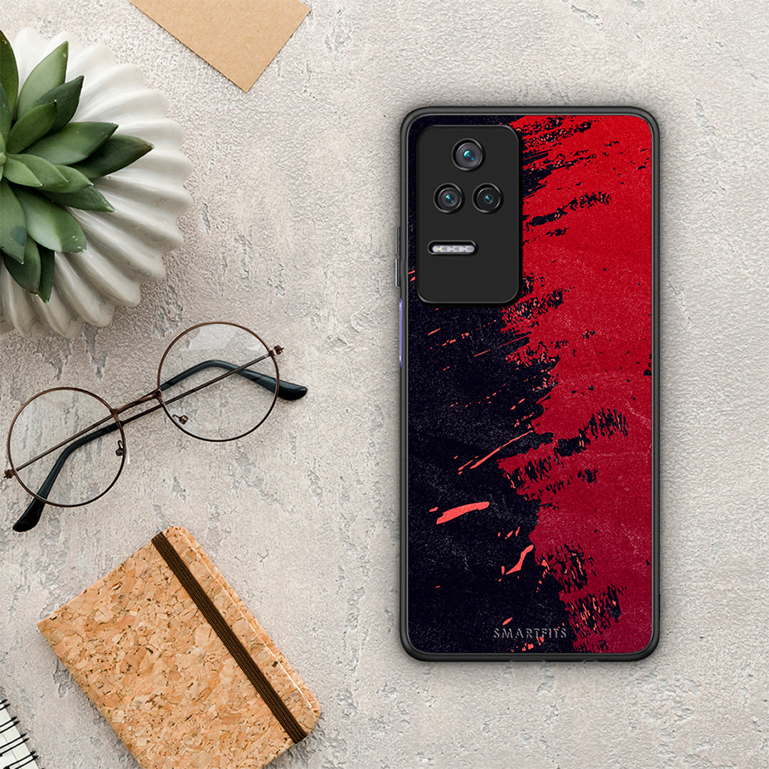 Red Paint - Xiaomi Poco F4 / Redmi K40S case