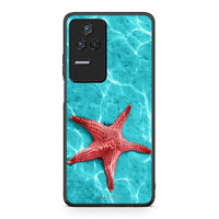 Thumbnail for Xiaomi Poco F4 / Redmi K40S Red Starfish Θήκη από τη Smartfits με σχέδιο στο πίσω μέρος και μαύρο περίβλημα | Smartphone case with colorful back and black bezels by Smartfits