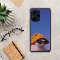 Thumbnail for Θήκη Xiaomi Poco F5 5G Cat Diva από τη Smartfits με σχέδιο στο πίσω μέρος και μαύρο περίβλημα | Xiaomi Poco F5 5G Cat Diva Case with Colorful Back and Black Bezels