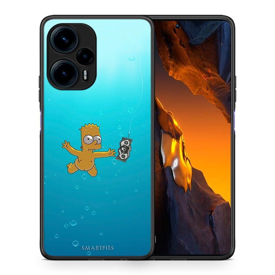 Θήκη Xiaomi Poco F5 5G Chasing Money από τη Smartfits με σχέδιο στο πίσω μέρος και μαύρο περίβλημα | Xiaomi Poco F5 5G Chasing Money Case with Colorful Back and Black Bezels