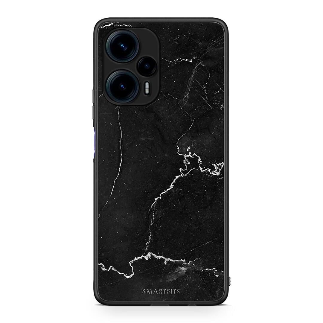 Θήκη Xiaomi Poco F5 5G Marble Black από τη Smartfits με σχέδιο στο πίσω μέρος και μαύρο περίβλημα | Xiaomi Poco F5 5G Marble Black Case with Colorful Back and Black Bezels