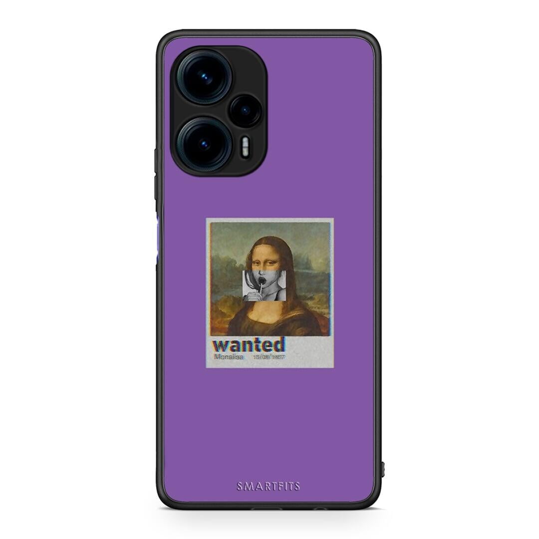 Θήκη Xiaomi Poco F5 5G Popart Monalisa από τη Smartfits με σχέδιο στο πίσω μέρος και μαύρο περίβλημα | Xiaomi Poco F5 5G Popart Monalisa Case with Colorful Back and Black Bezels