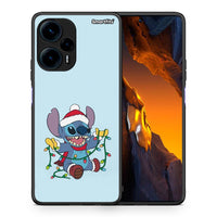 Thumbnail for Θήκη Xiaomi Poco F5 5G Santa Stich από τη Smartfits με σχέδιο στο πίσω μέρος και μαύρο περίβλημα | Xiaomi Poco F5 5G Santa Stich Case with Colorful Back and Black Bezels