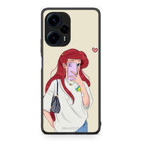 Thumbnail for Θήκη Xiaomi Poco F5 5G Walking Mermaid από τη Smartfits με σχέδιο στο πίσω μέρος και μαύρο περίβλημα | Xiaomi Poco F5 5G Walking Mermaid Case with Colorful Back and Black Bezels