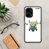 Thumbnail for Θήκη Xiaomi Poco F5 5G Xmas Minion Lights από τη Smartfits με σχέδιο στο πίσω μέρος και μαύρο περίβλημα | Xiaomi Poco F5 5G Xmas Minion Lights Case with Colorful Back and Black Bezels