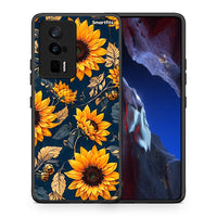 Thumbnail for Θήκη Xiaomi Poco F5 Pro / Redmi K60 Pro Autumn Sunflowers από τη Smartfits με σχέδιο στο πίσω μέρος και μαύρο περίβλημα | Xiaomi Poco F5 Pro / Redmi K60 Pro Autumn Sunflowers Case with Colorful Back and Black Bezels