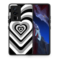Thumbnail for Θήκη Xiaomi Poco F5 Pro / Redmi K60 Pro Black Hearts από τη Smartfits με σχέδιο στο πίσω μέρος και μαύρο περίβλημα | Xiaomi Poco F5 Pro / Redmi K60 Pro Black Hearts Case with Colorful Back and Black Bezels