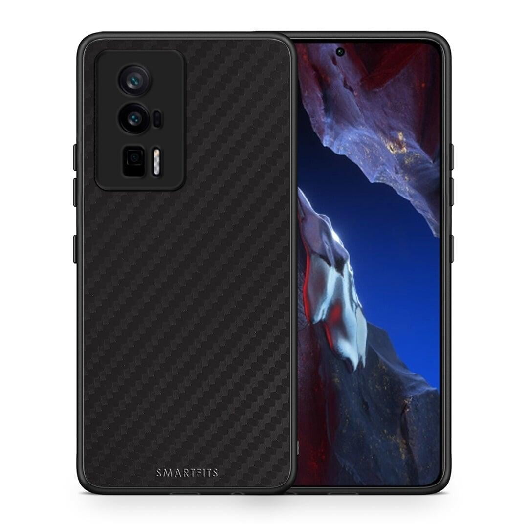 Θήκη Xiaomi Poco F5 Pro / Redmi K60 Pro Carbon Black από τη Smartfits με σχέδιο στο πίσω μέρος και μαύρο περίβλημα | Xiaomi Poco F5 Pro / Redmi K60 Pro Carbon Black Case with Colorful Back and Black Bezels