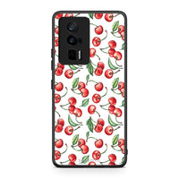 Thumbnail for Θήκη Xiaomi Poco F5 Pro / Redmi K60 Pro Cherry Summer από τη Smartfits με σχέδιο στο πίσω μέρος και μαύρο περίβλημα | Xiaomi Poco F5 Pro / Redmi K60 Pro Cherry Summer Case with Colorful Back and Black Bezels