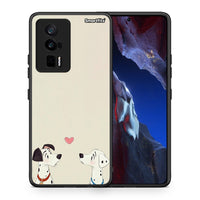 Thumbnail for Θήκη Xiaomi Poco F5 Pro / Redmi K60 Pro Dalmatians Love από τη Smartfits με σχέδιο στο πίσω μέρος και μαύρο περίβλημα | Xiaomi Poco F5 Pro / Redmi K60 Pro Dalmatians Love Case with Colorful Back and Black Bezels