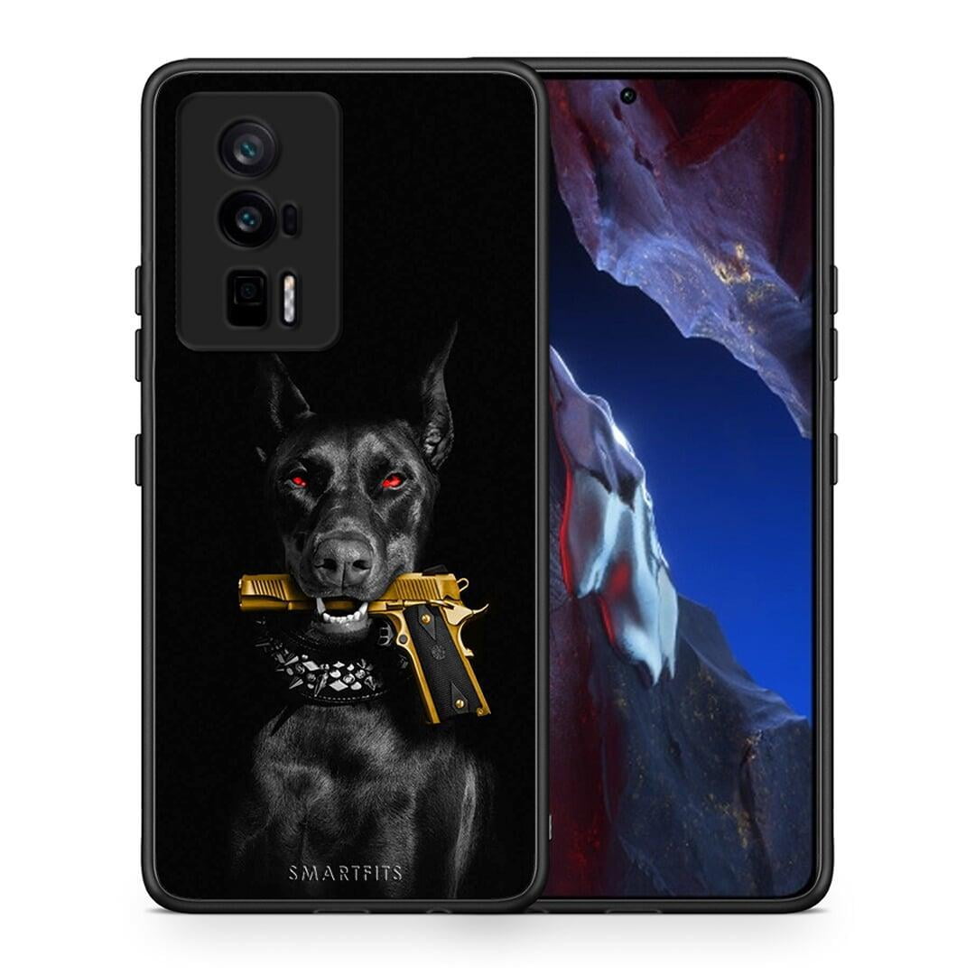 Θήκη Xiaomi Poco F5 Pro / Redmi K60 Pro Golden Gun από τη Smartfits με σχέδιο στο πίσω μέρος και μαύρο περίβλημα | Xiaomi Poco F5 Pro / Redmi K60 Pro Golden Gun Case with Colorful Back and Black Bezels