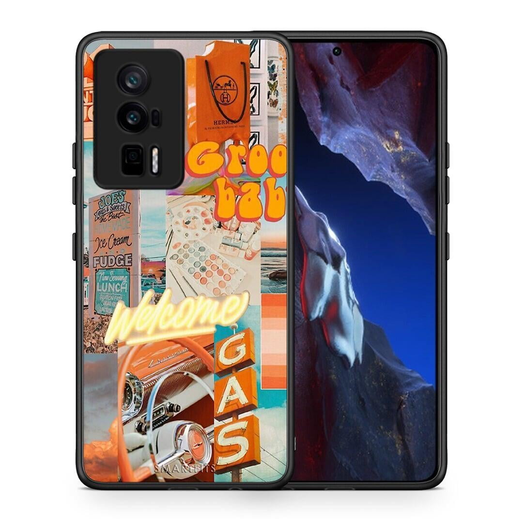 Θήκη Xiaomi Poco F5 Pro / Redmi K60 Pro Groovy Babe από τη Smartfits με σχέδιο στο πίσω μέρος και μαύρο περίβλημα | Xiaomi Poco F5 Pro / Redmi K60 Pro Groovy Babe Case with Colorful Back and Black Bezels