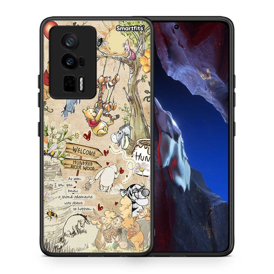 Θήκη Xiaomi Poco F5 Pro / Redmi K60 Pro Happy Friends από τη Smartfits με σχέδιο στο πίσω μέρος και μαύρο περίβλημα | Xiaomi Poco F5 Pro / Redmi K60 Pro Happy Friends Case with Colorful Back and Black Bezels